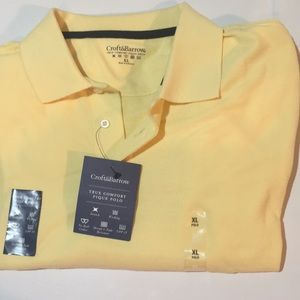 Men’s yellow polo shirt
